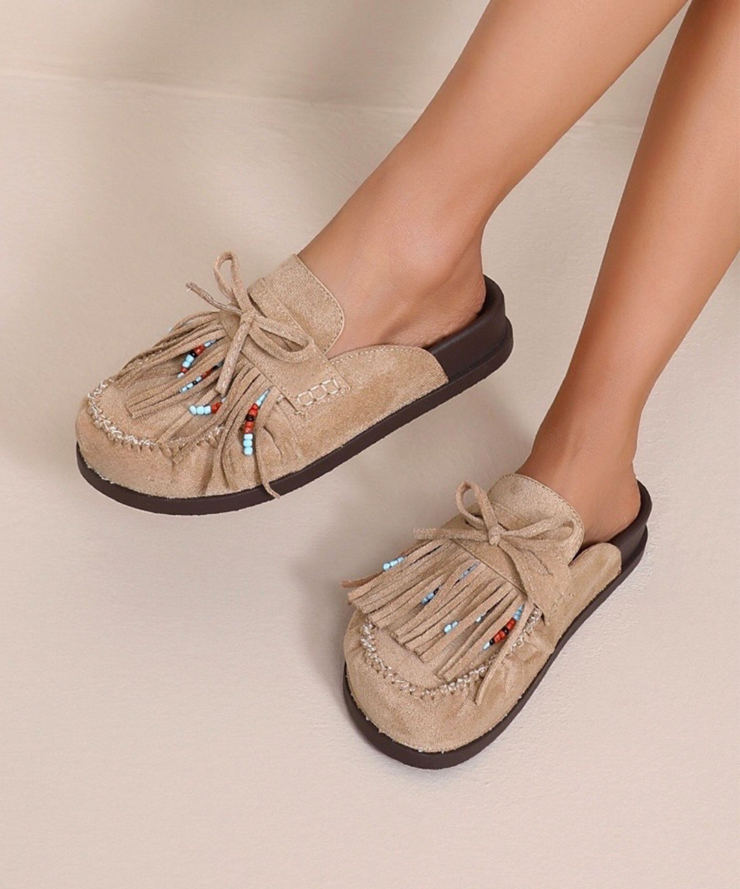 Pantoletten Miranda Franssen Beige