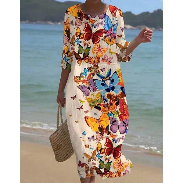 Miranda - Elegante Blumenkleider mit bedecktem Bauch