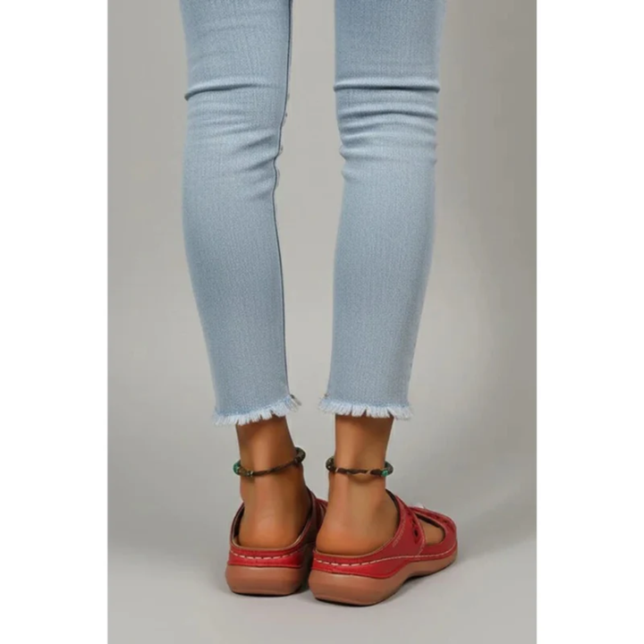 Amalia | Damen Sommer Sandalen Mit Doppelriemen Für Alltag