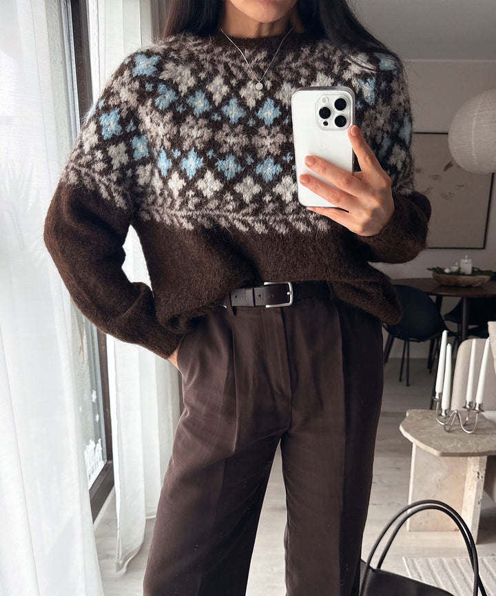 Pullover Mista Braun Ladypolitan ♡