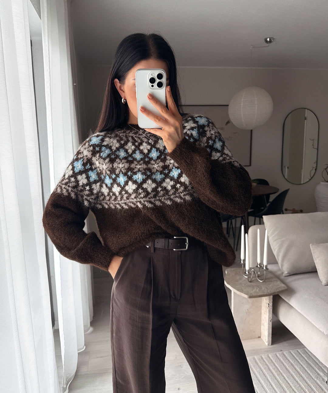 Pullover Mista Braun Ladypolitan ♡