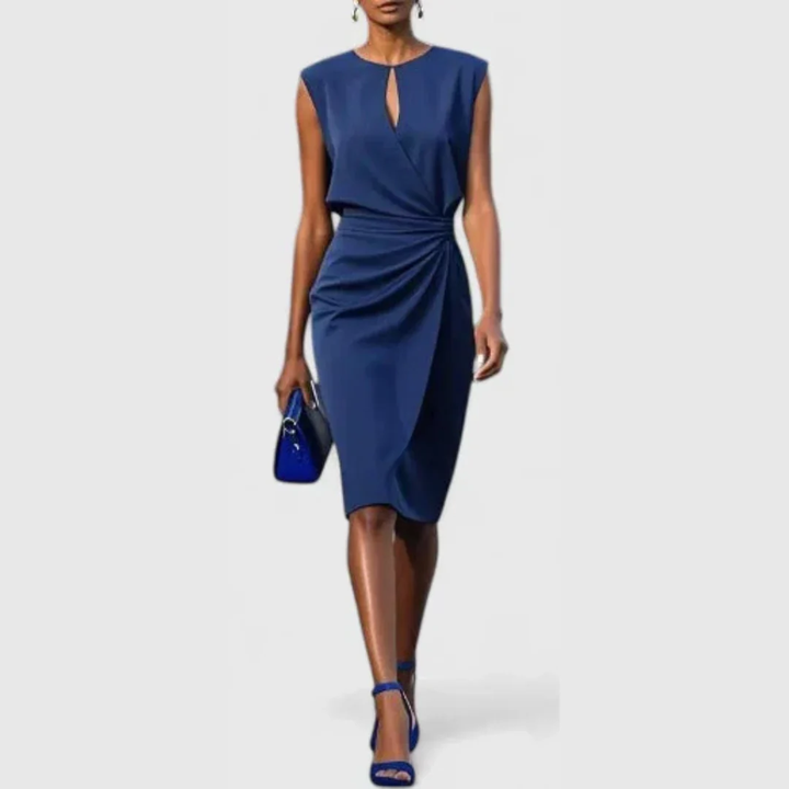 Mona | Damen Midikleid Sommer im Vintage Stil
