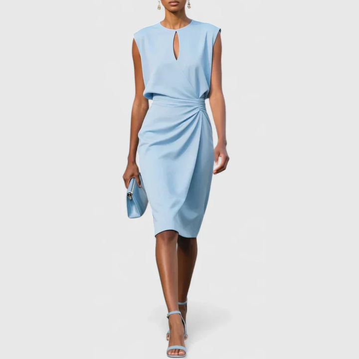 Mona | Damen Midikleid Sommer im Vintage Stil