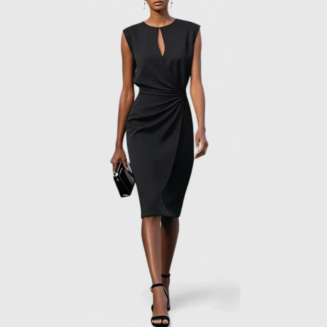 Mona | Damen Midikleid Sommer im Vintage Stil