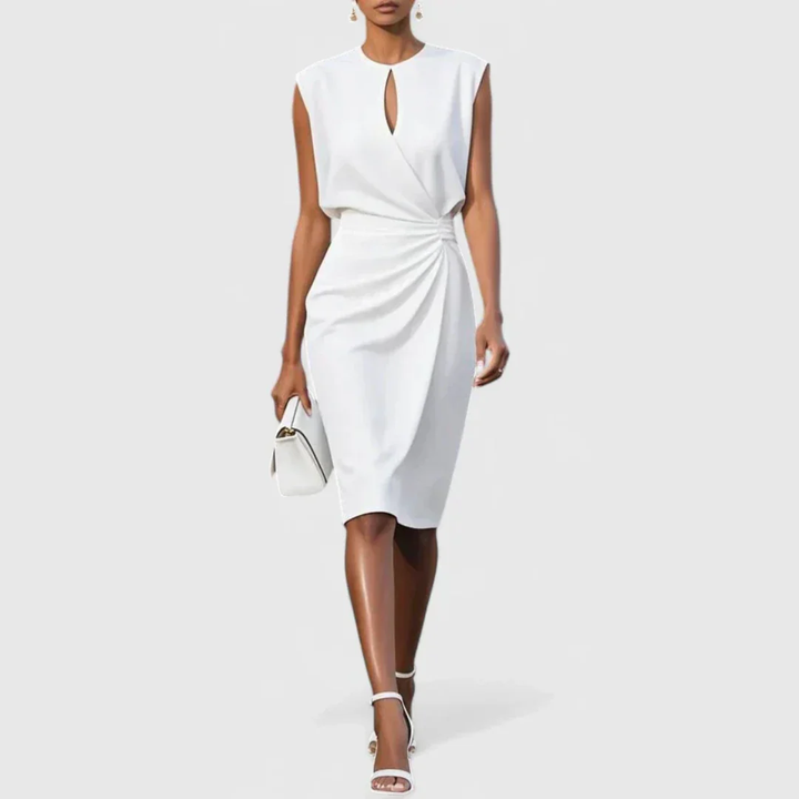 Mona | Damen Midikleid Sommer im Vintage Stil