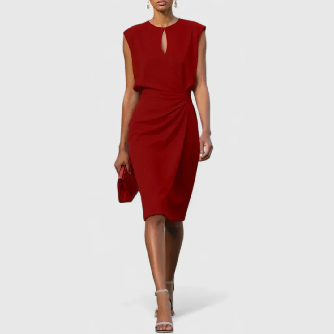 Mona | Damen Midikleid Sommer im Vintage Stil