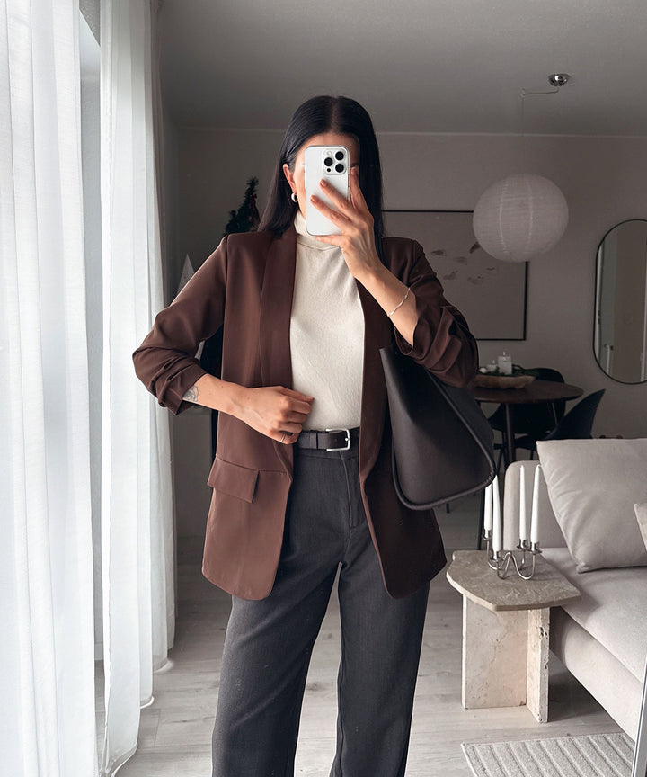 Blazer Mykonos Braun Ladypolitan - Fashion Onlineshop für Damen