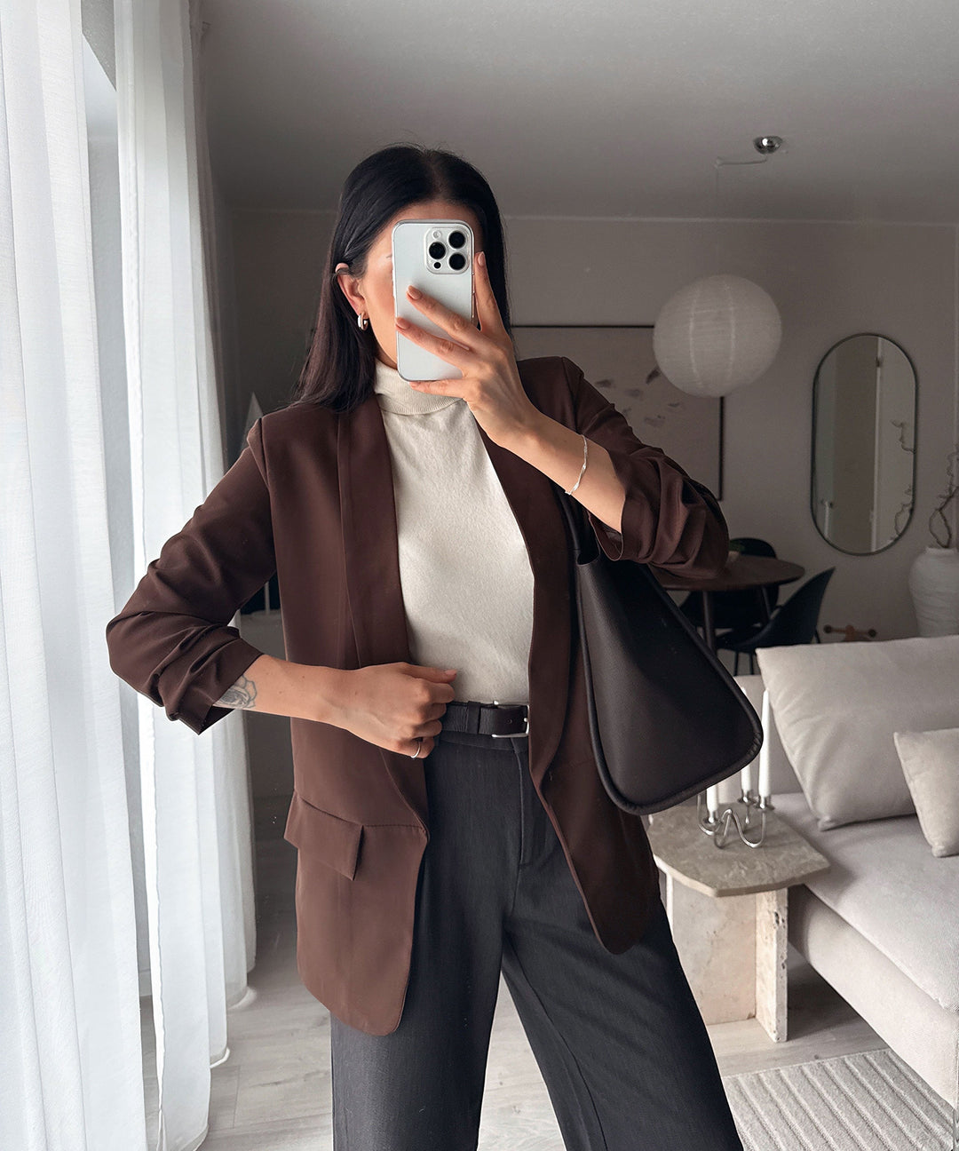 Blazer Mykonos Braun Ladypolitan - Fashion Onlineshop für Damen