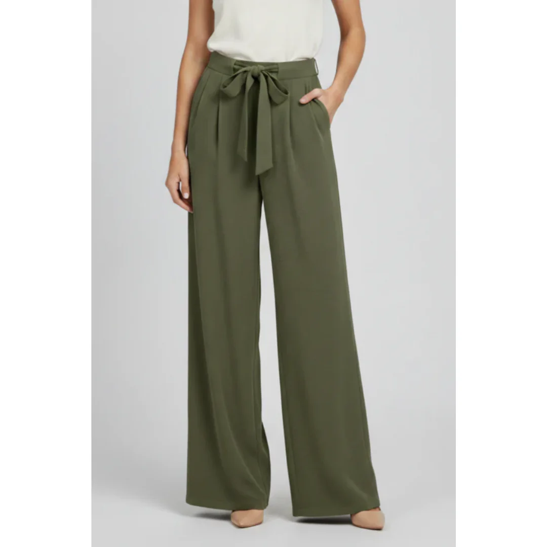 Natascha | Damen Palazzo Hose Mit Kordelzug Für Alltag