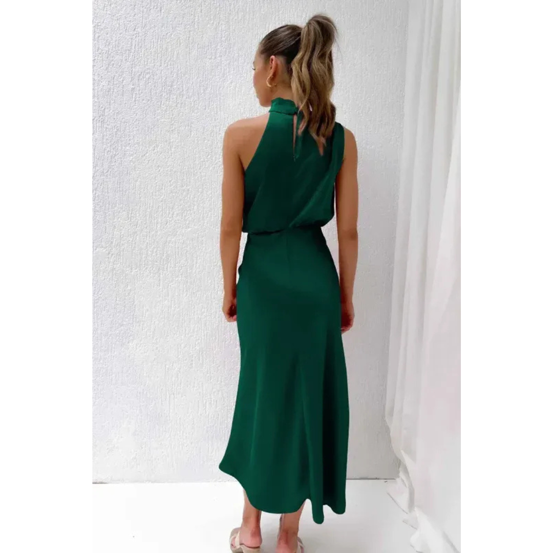 Nayra | Damen Abendkleid Maxi Neckholder Stil
