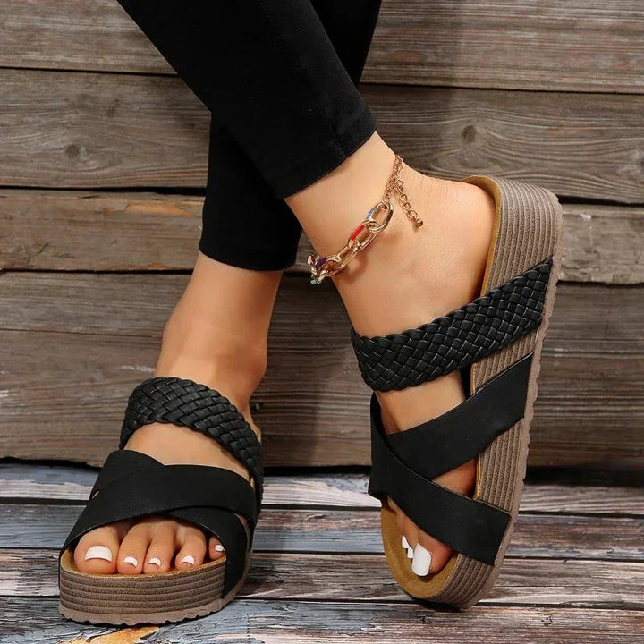 Pauline | Damen Orthopädische Plateau-Sandalen für den Sommer