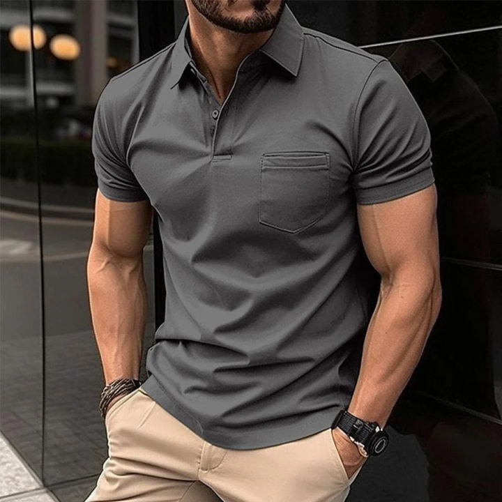 Niklas | Herren Poloshirt Mit Taschen Für Sommer
