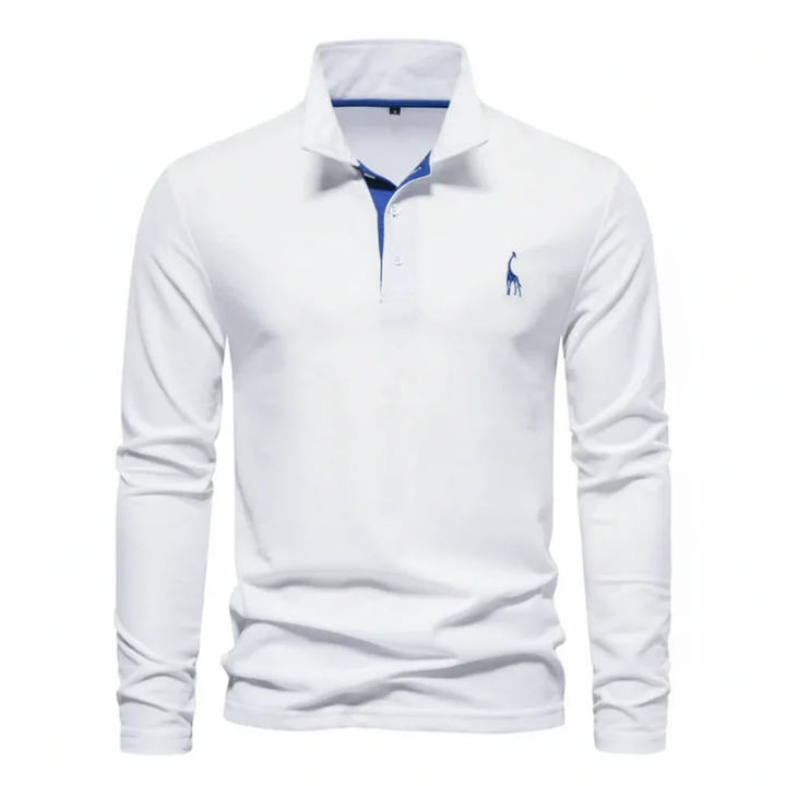 Noah | Herren Poloshirt Langarm Mit Kontrast Alltag