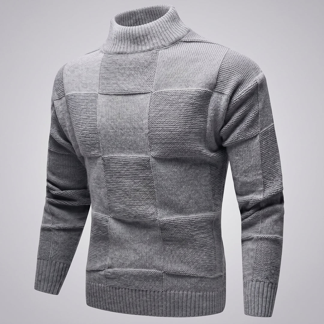 Andreas | Herren Frühlings Figurbetonter Rollkragenpullover