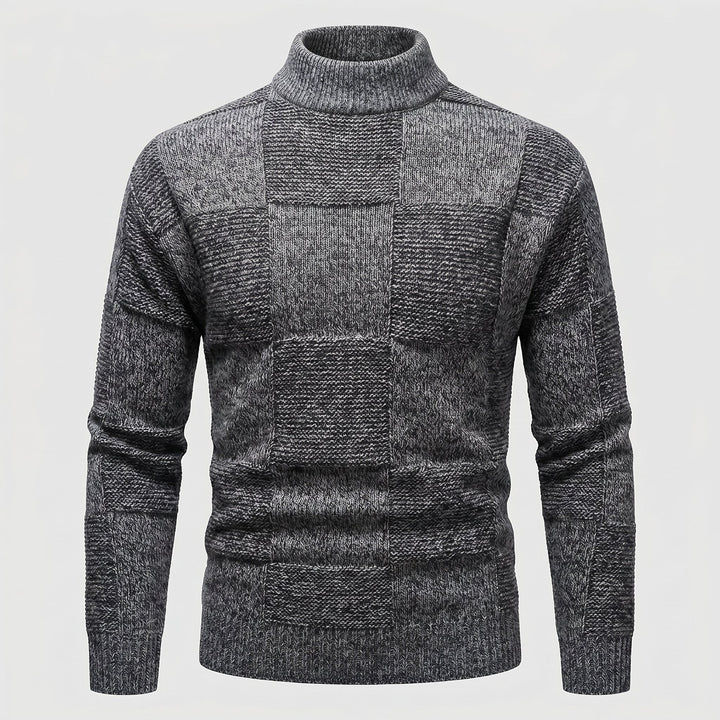 Andreas | Herren Frühlings Figurbetonter Rollkragenpullover