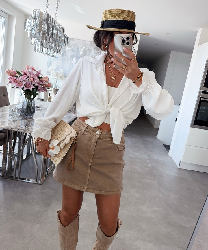 Bluse Diona Weiß Ladypolitan ♡