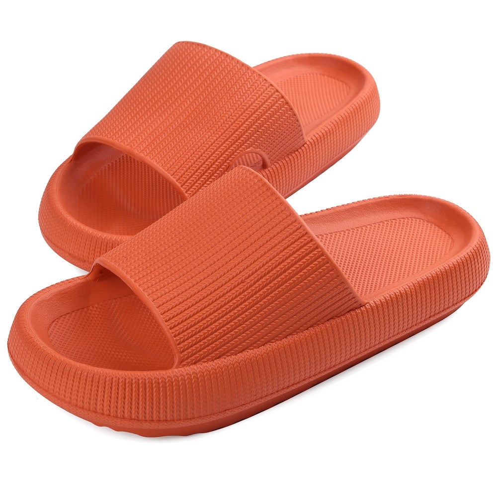 Badslipper für Damen und Herren mit dicker Sohle