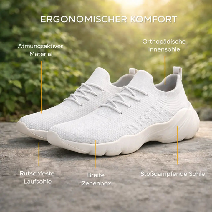 Orthopädische Sneaker für Damen | Fußgewölbestütze & Schmerzlinderung