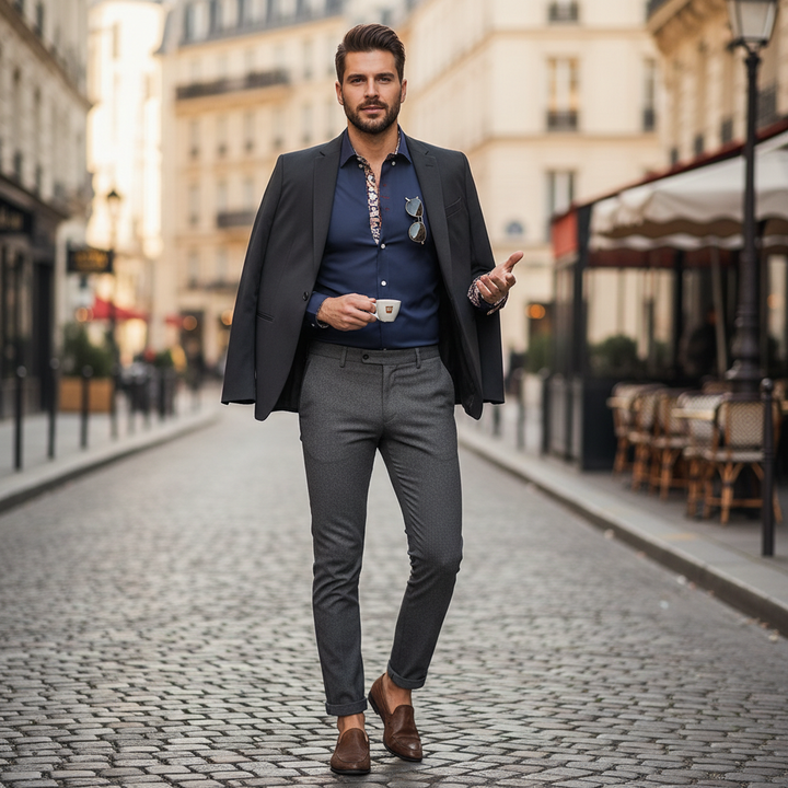 Adrien – Elegantes Langarmhemd