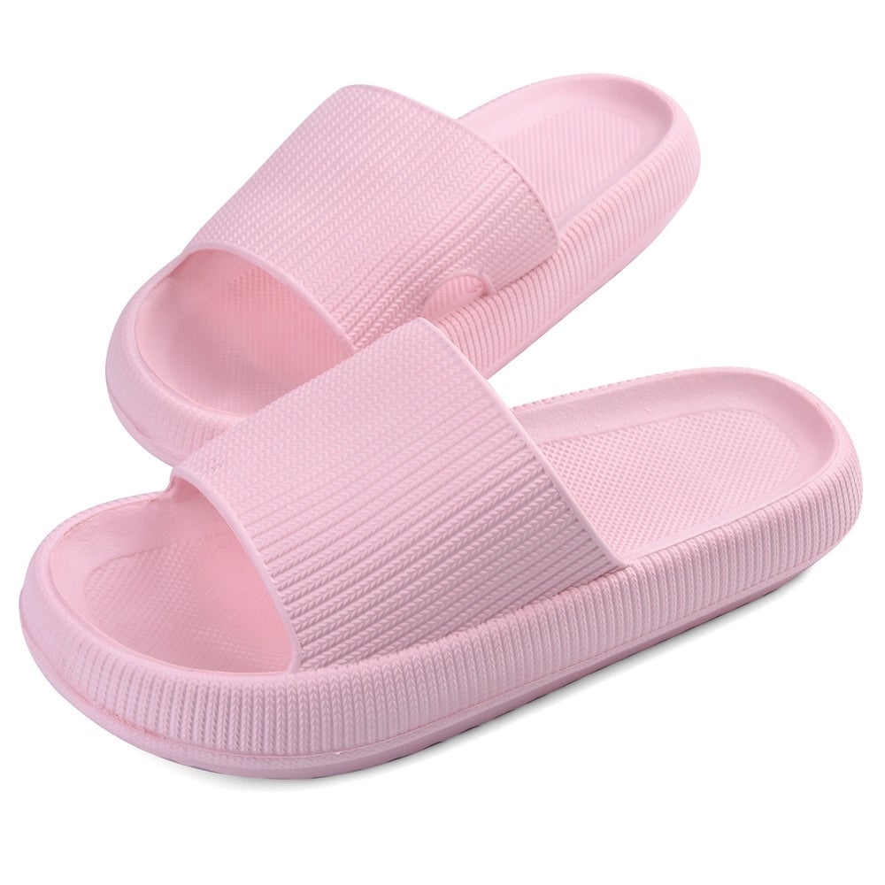 Badslipper für Damen und Herren mit dicker Sohle