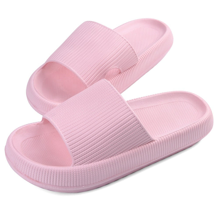 Badslipper für Damen und Herren mit dicker Sohle