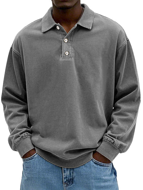 Caspian - Premium Langarm-Polo für Herren