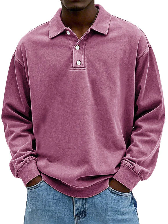 Caspian - Premium Langarm-Polo für Herren