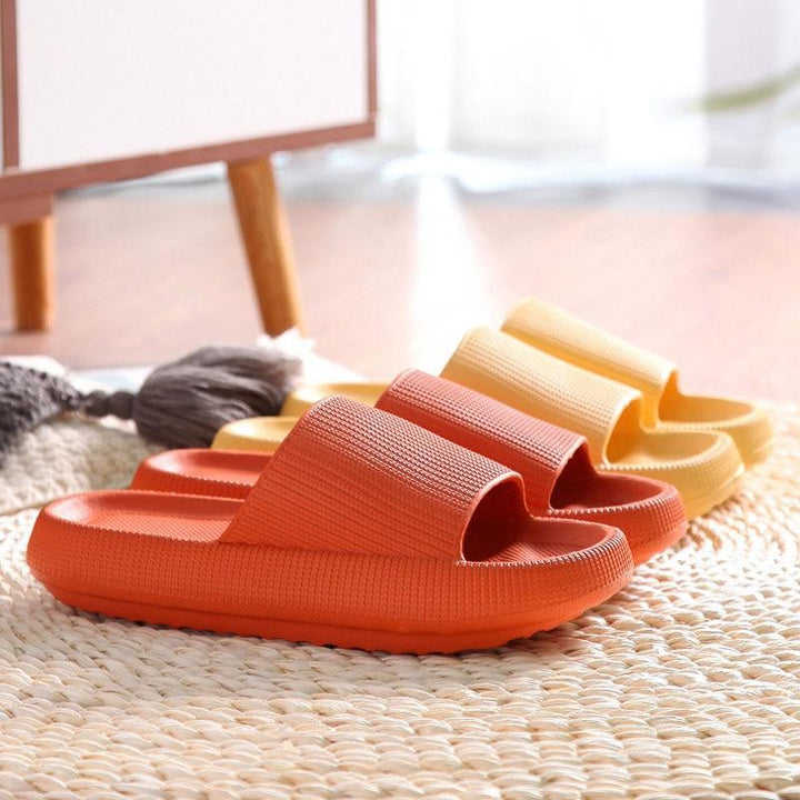 Badslipper für Damen und Herren mit dicker Sohle