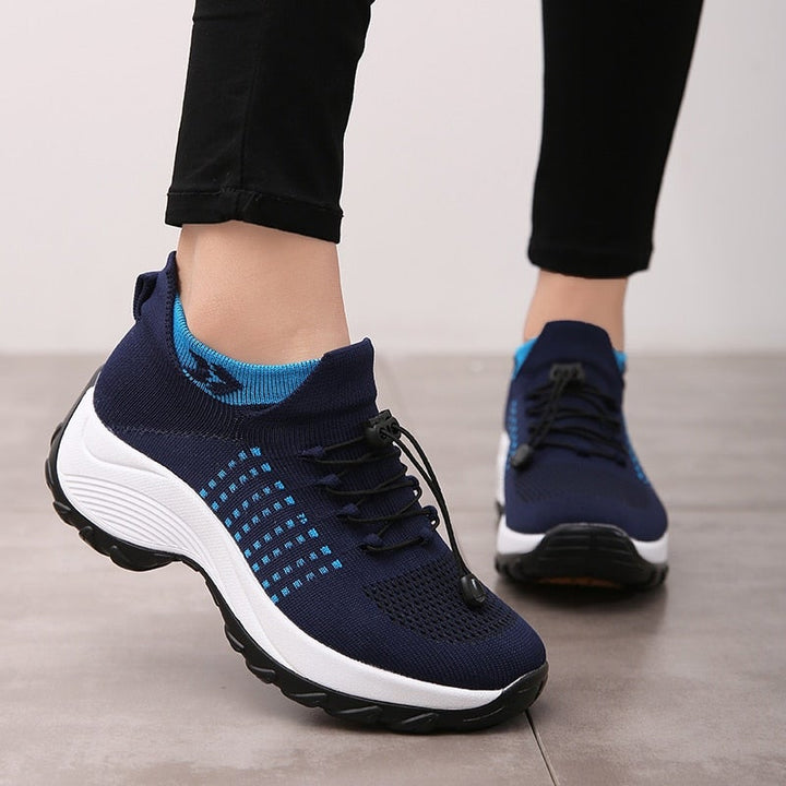 Orthopädische Damenschuhe mit breitem Leisten