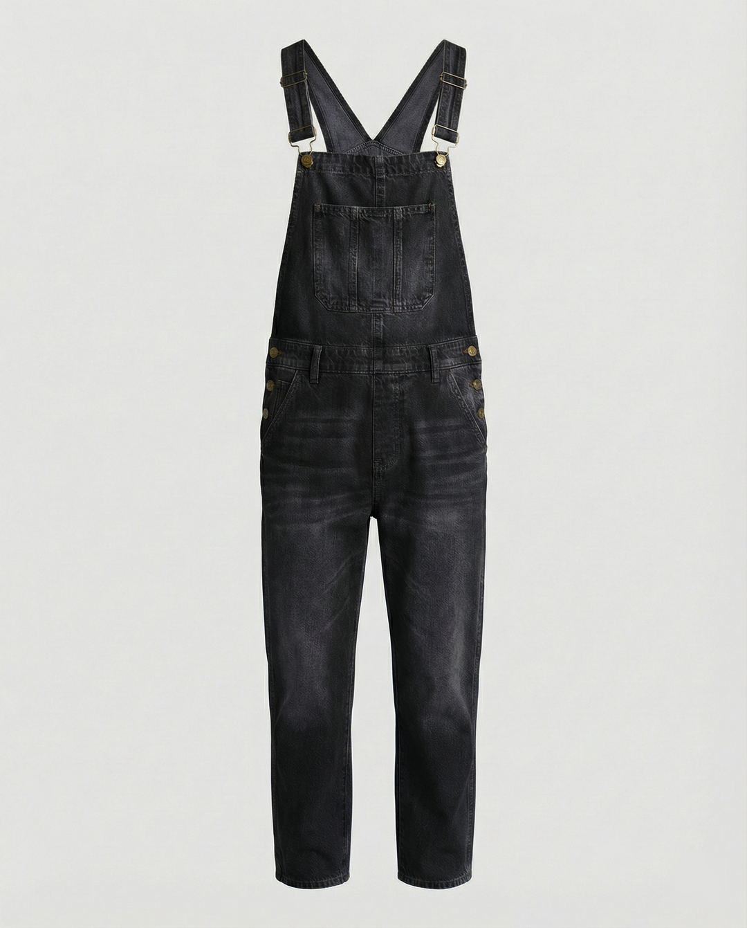 Jonas – Herren Robuste Denim-Latzhose mit Verstellbaren Trägern