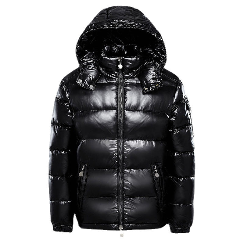 Alf | Herre vinterquiltet jakke med hette og glidelås