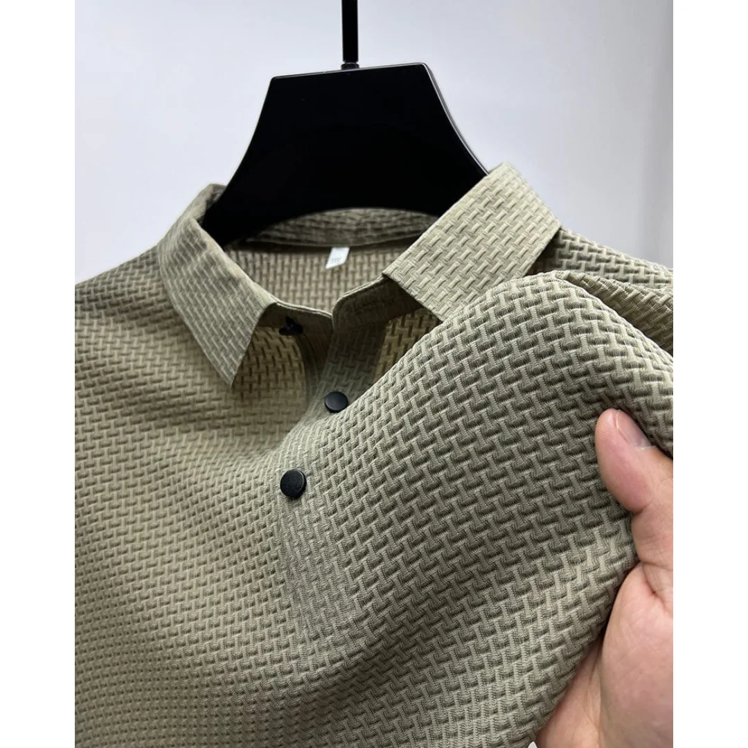 Raphael | Herren Poloshirt Mit Struktur Für Freizeit