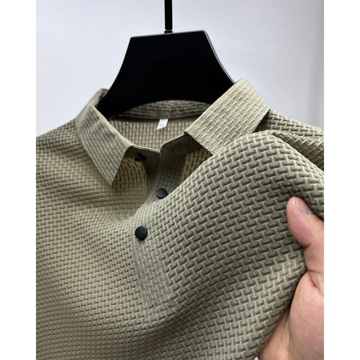 Raphael | Herren Poloshirt Mit Struktur Für Freizeit