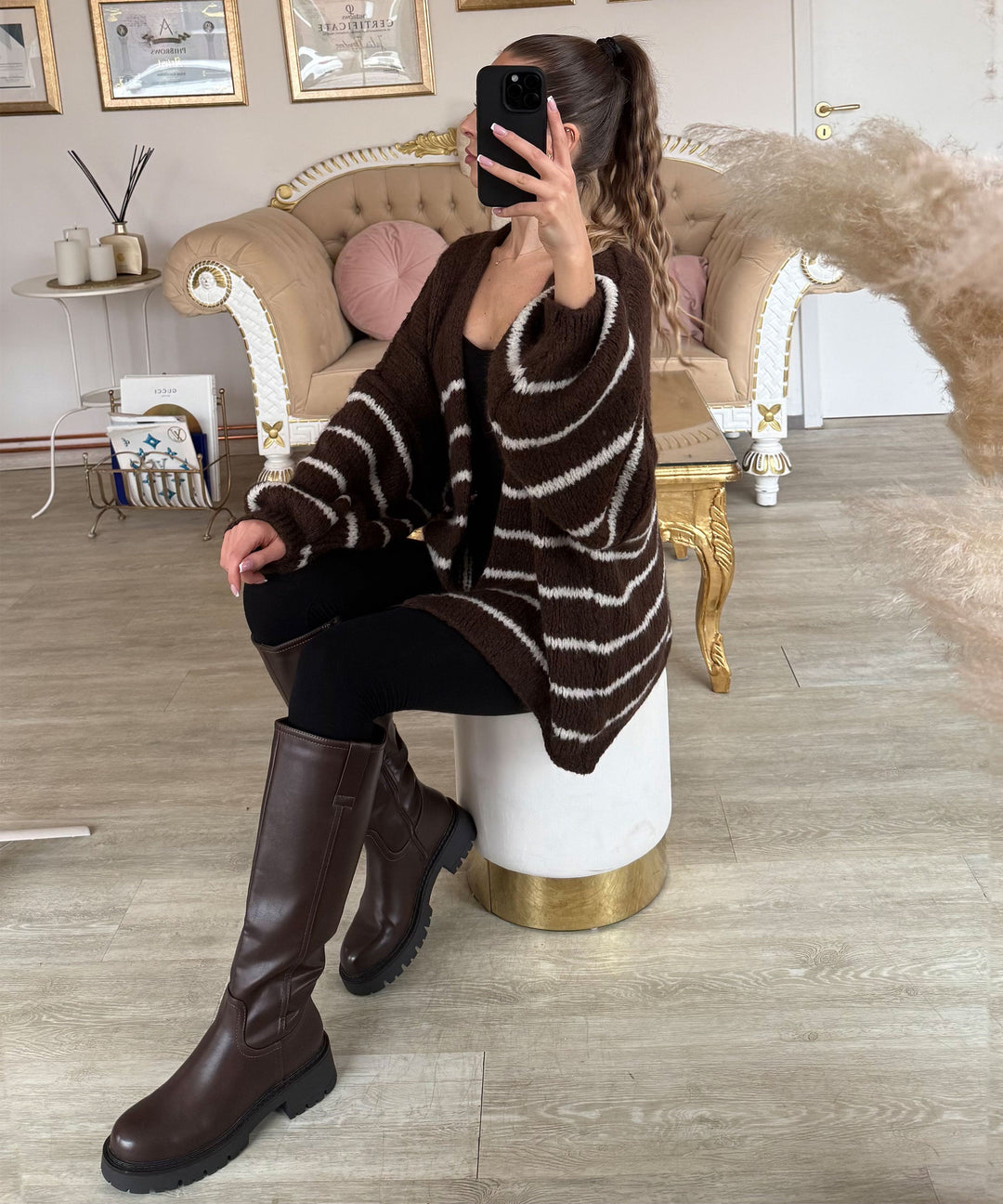 Stiefel Chira Braun