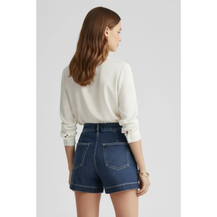 Rike | Damen Shorts Mit Umschlag Saum Für Urlaub