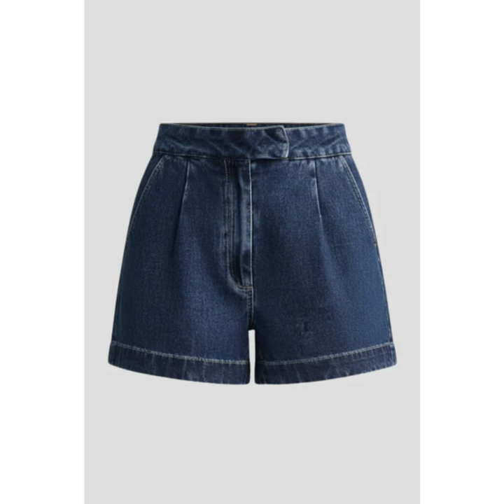 Rike | Damen Shorts Mit Umschlag Saum Für Urlaub