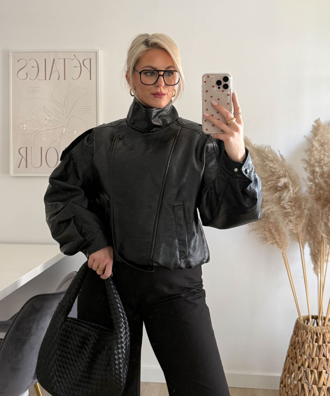 Kunstleder Jacke Rina Schwarz Ladypolitan ♡