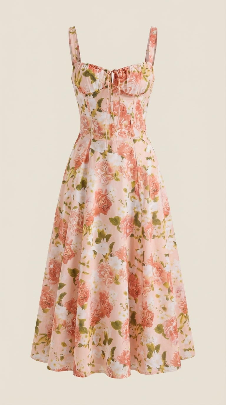 Julia Midi-Sommerkleid
