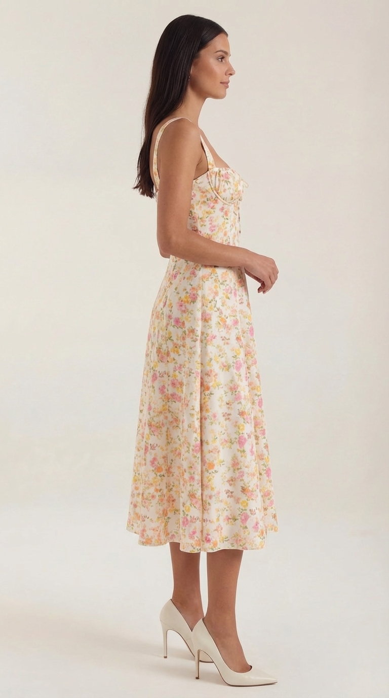 Julia Midi-Sommerkleid