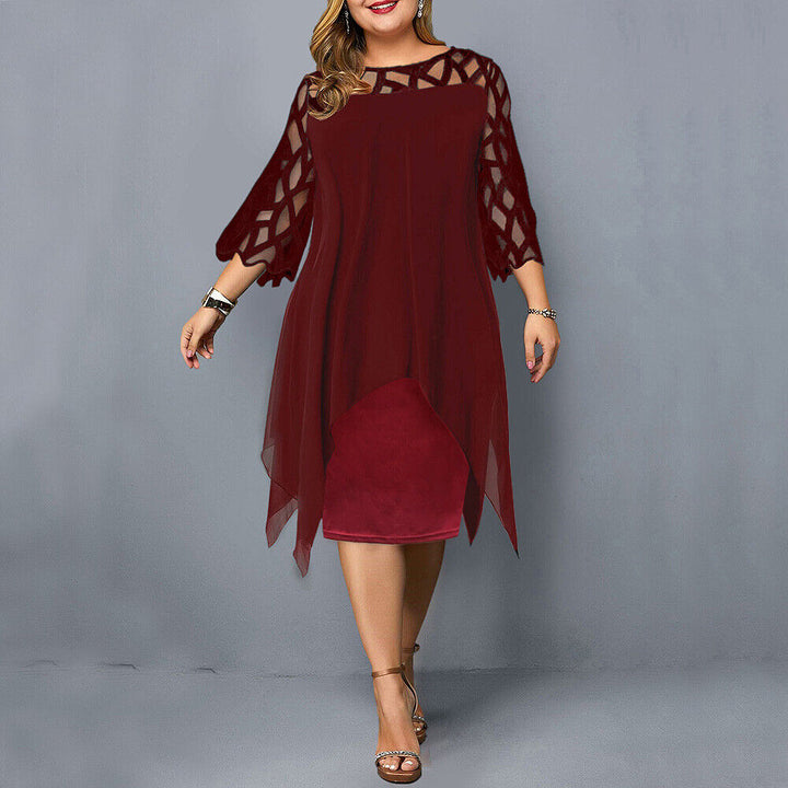 Annika – Kleid mit ausgeschnittenen Ärmeln und femininer Passform