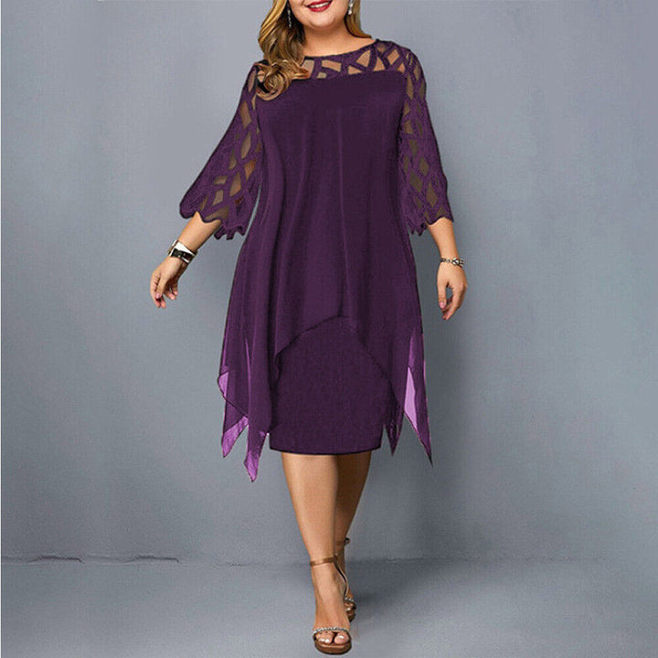 Annika – Kleid mit ausgeschnittenen Ärmeln und femininer Passform