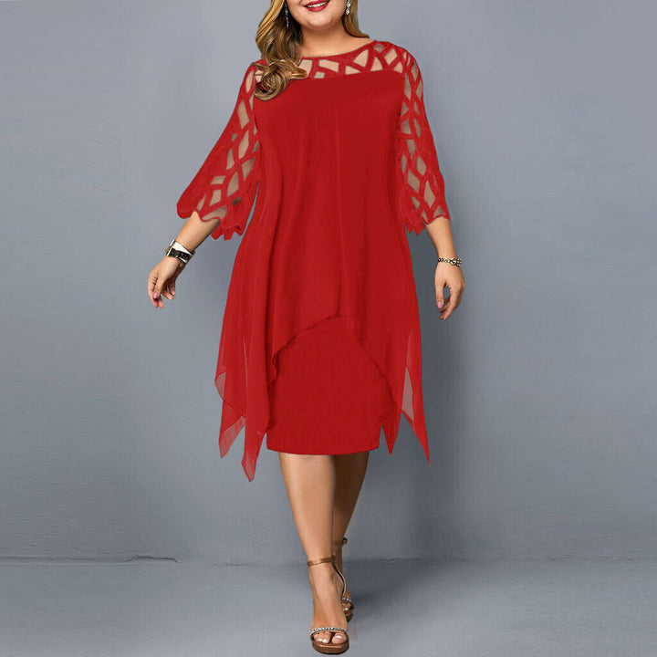 Annika – Kleid mit ausgeschnittenen Ärmeln und femininer Passform