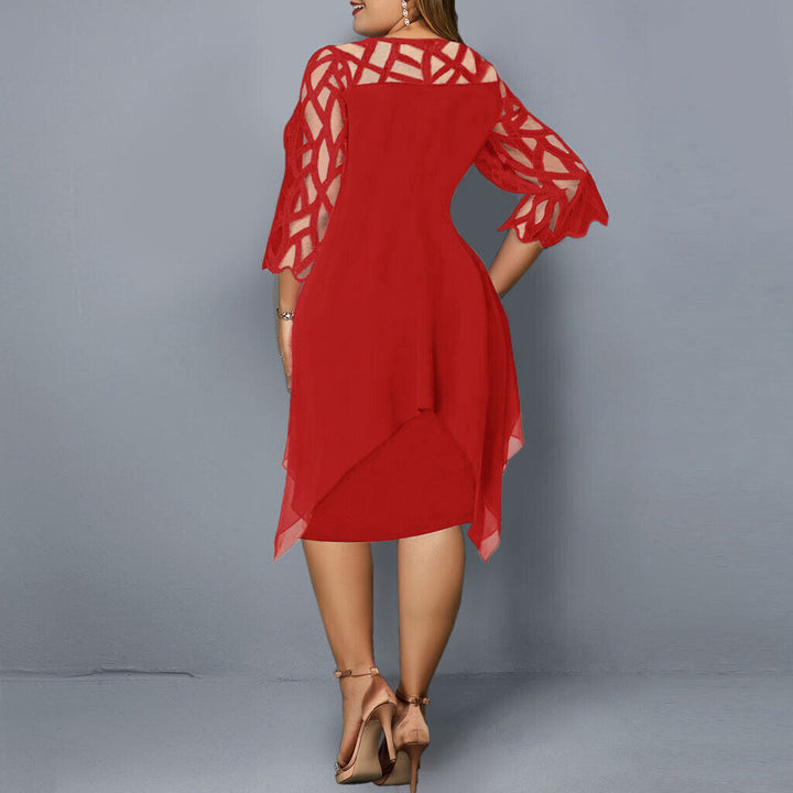 Annika – Kleid mit ausgeschnittenen Ärmeln und femininer Passform