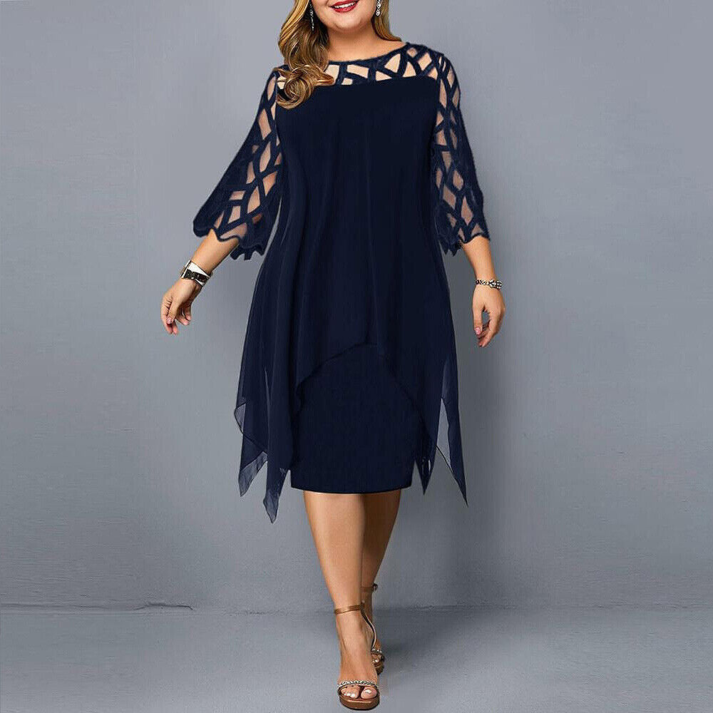 Annika – Kleid mit ausgeschnittenen Ärmeln und femininer Passform