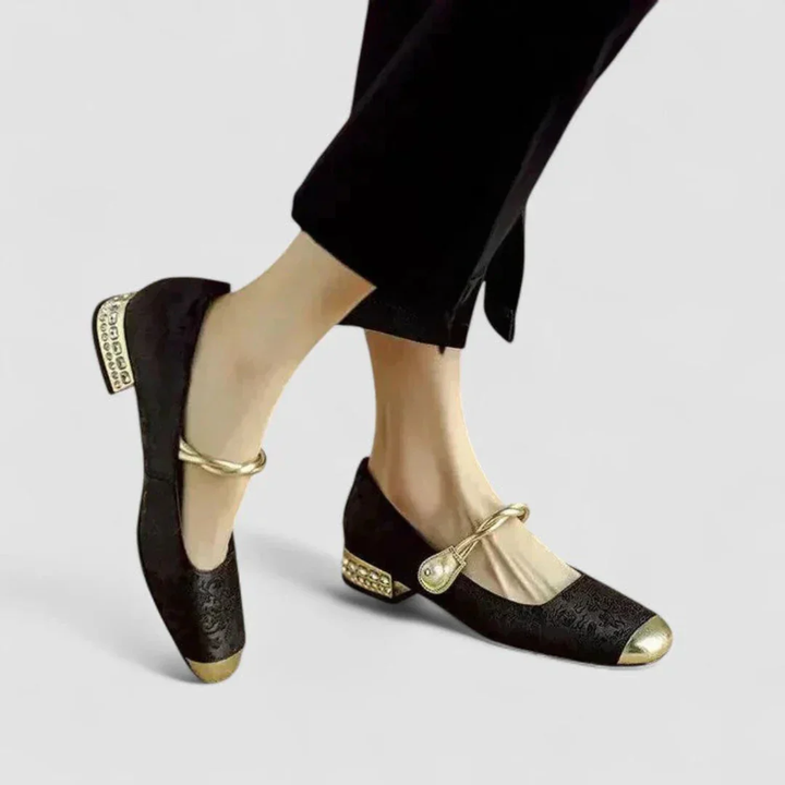 Sandra | Damen Sandalen Absatz für de Alltag