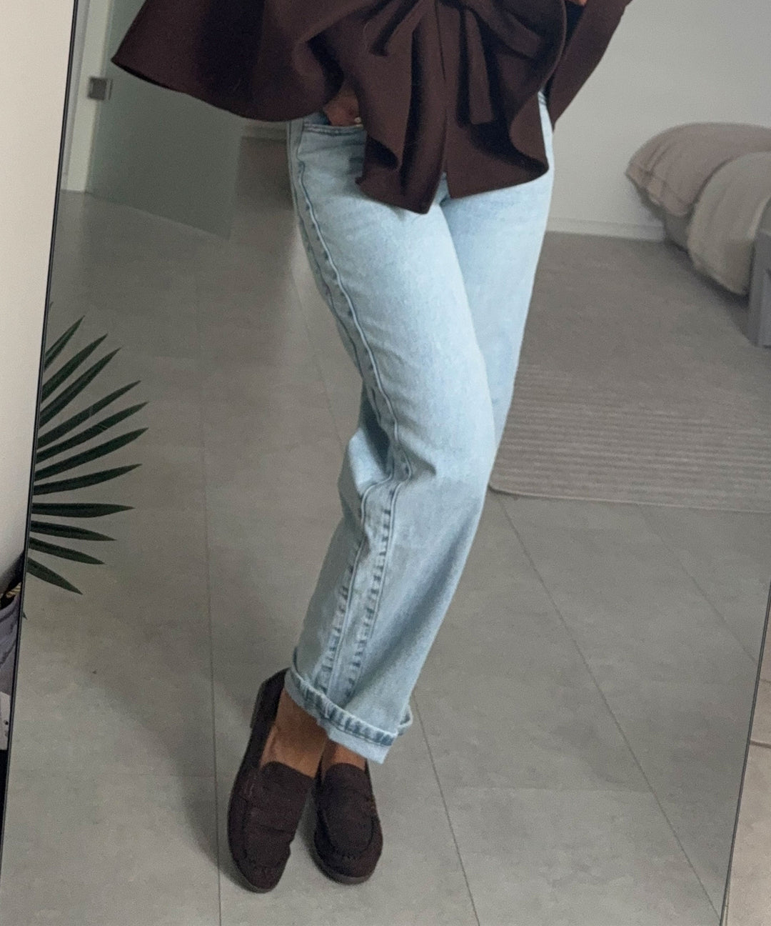 Barrel Jeans Saralena Hellblau Ladypolitan ♡
