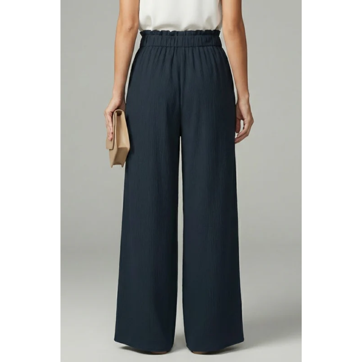Luisa | Damen Palazzo Hose Mit Gürtel Für Alltag