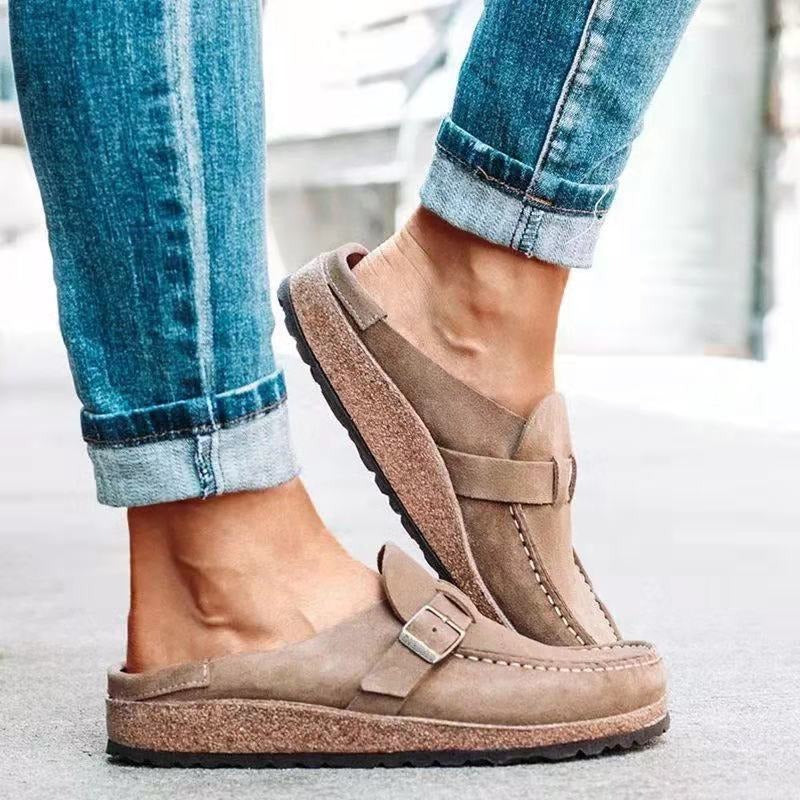 Orthopädische Mokassins Herren Slip-on mit Schnalle