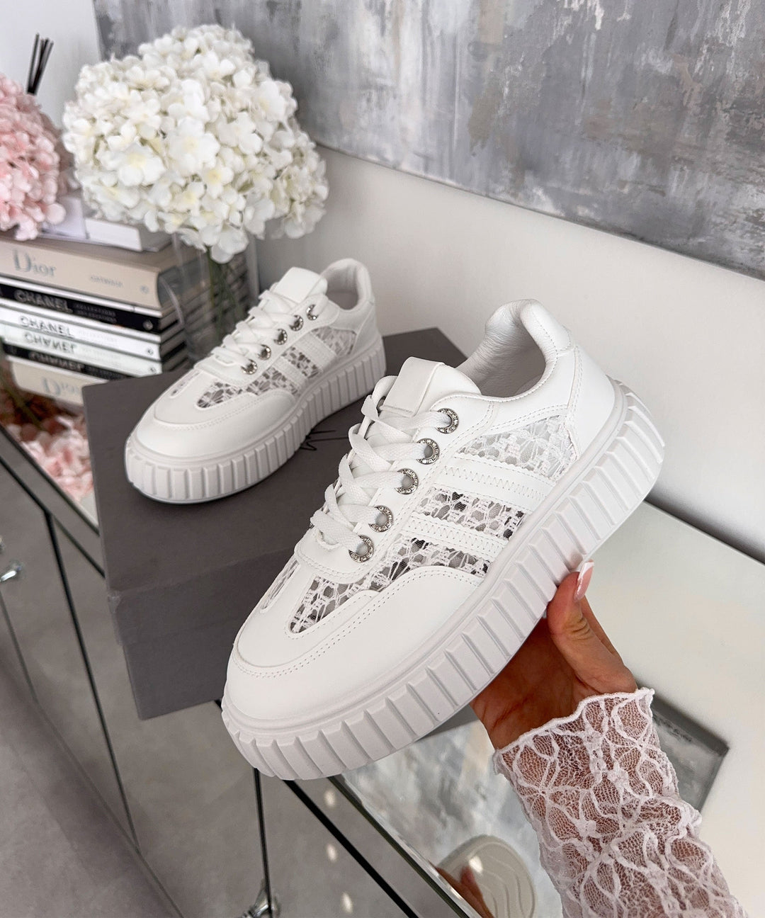 Sneaker Madeleine Weiß