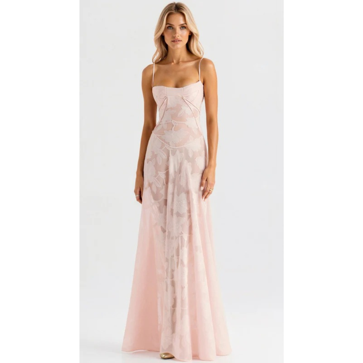 Sienna | Damen Maxi Kleid Für Hochzeitsgast Bustier Stil